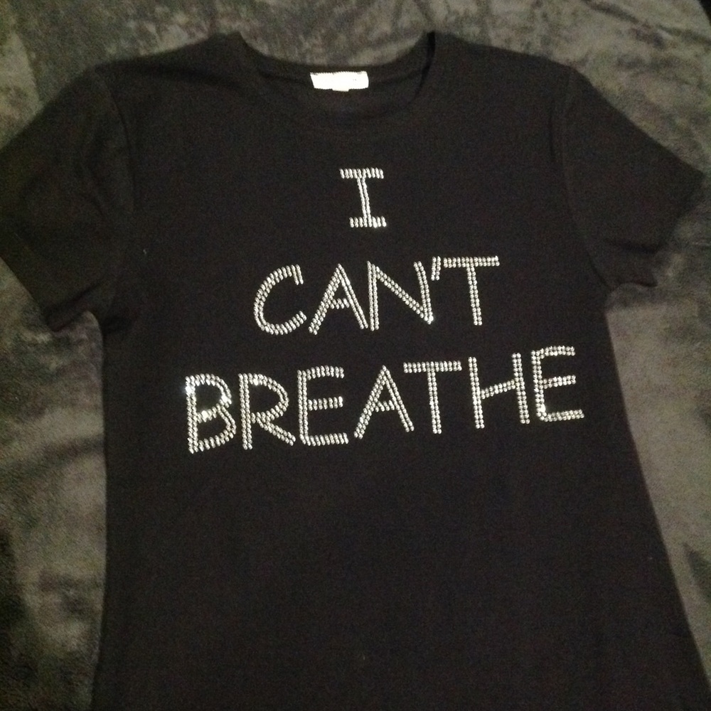 I CAN'T BREATHE T SHIRT WOMENS FIT